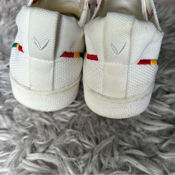 Vivaia Kama rainbow white lace up sneakers women’s shoe size 8 - Picture 6 of 11